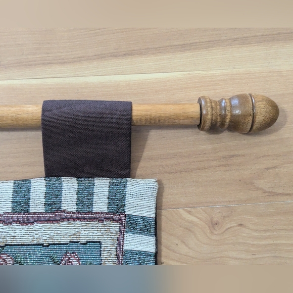 Boyd Bears HOME SWEET HOME Tapestry Wall Hanging 26x36" With Wooden Hanging Rod - Picture 7 of 10